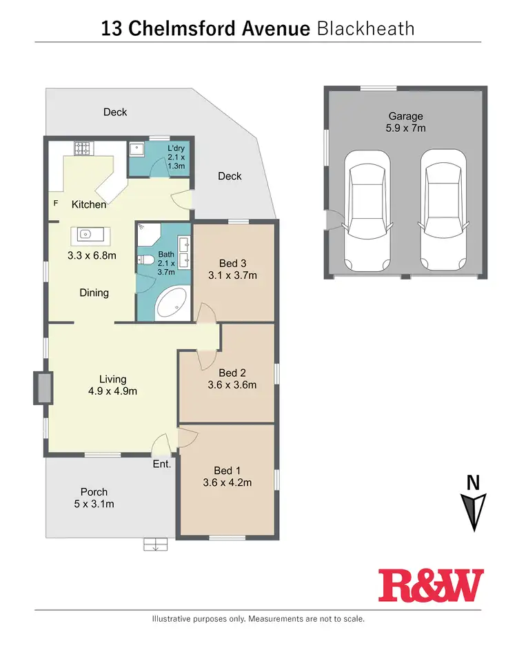 Floorplan of Homely house listing, 13 Chelmsford Avenue, Blackheath NSW 2785