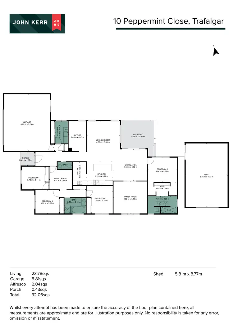 Floorplan of Homely house listing, 10 Peppermint Close, Trafalgar VIC 3824