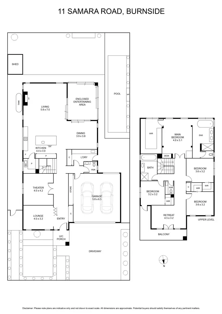 Floorplan of Homely house listing, 11 Samara Road, Burnside VIC 3023