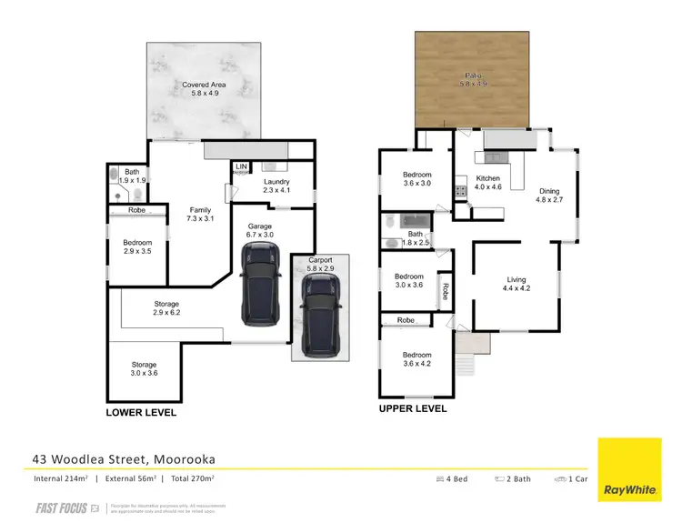Floorplan of Homely house listing, 43 Woodlea Street, Moorooka QLD 4105