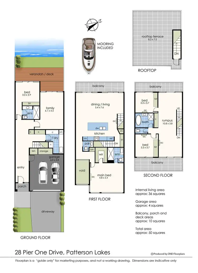 Floorplan of Homely house listing, 28 Pier One Drive, Patterson Lakes VIC 3197