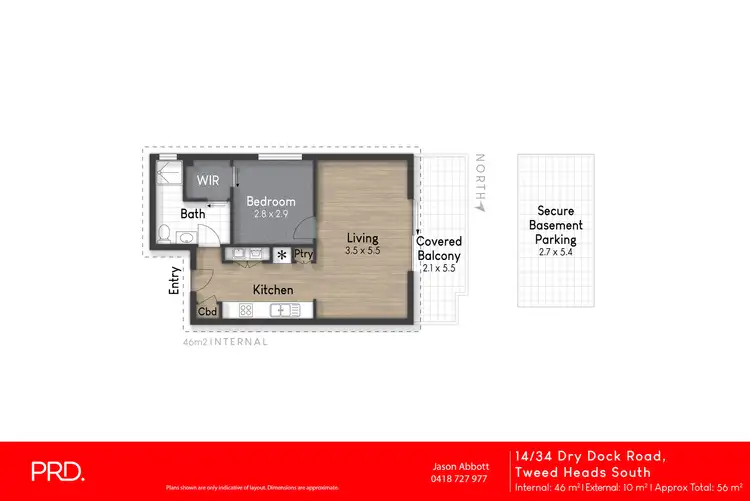 Floorplan of Homely apartment listing, 14/34 Dry Dock Road, Tweed Heads South NSW 2486