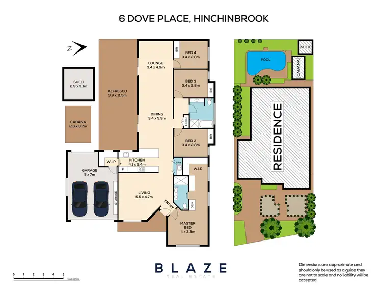 Floorplan of Homely house listing, 6 Dove Place, Hinchinbrook NSW 2168