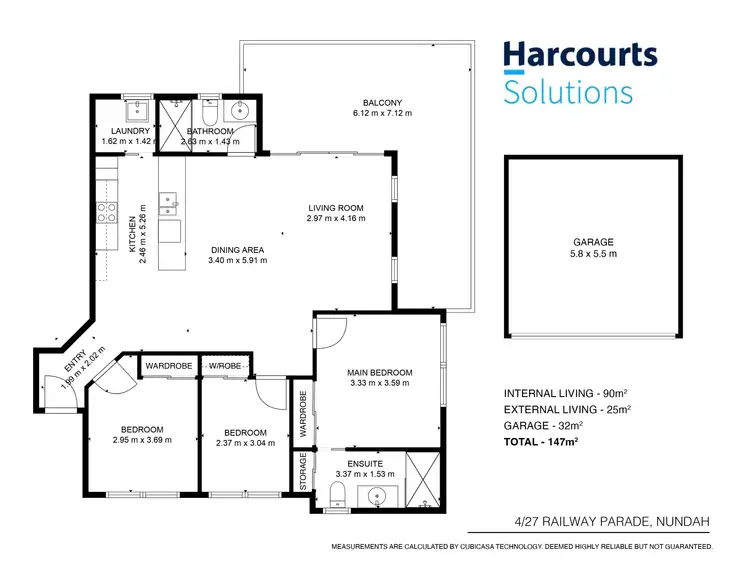 Floorplan of Homely unit listing, 4/27 Railway Parade, Nundah QLD 4012