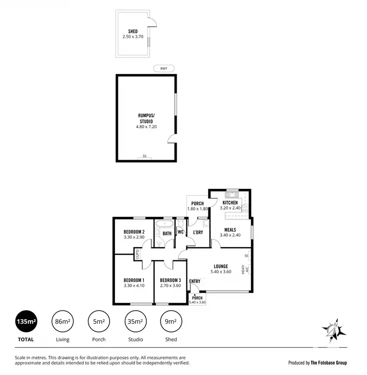 Floorplan of Homely house listing, 22 Stacey Street, Dudley Park SA 5008