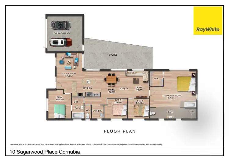 Floorplan of Homely house listing, 10 Sugarwood Place, Cornubia QLD 4130