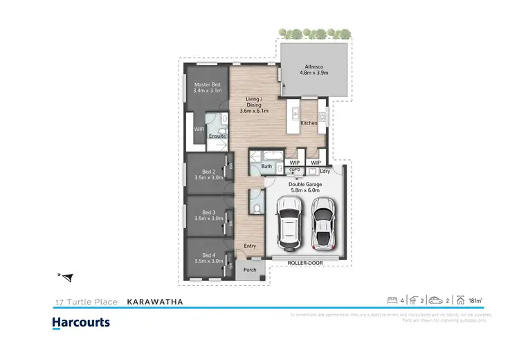 Floorplan of Homely house listing, 17 Turtle Place, Karawatha QLD 4117