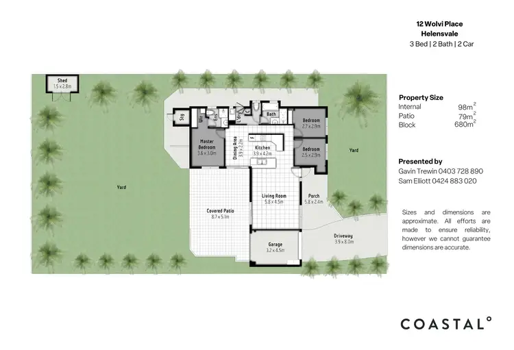 Floorplan of Homely house listing, 12 Wolvi Place, Helensvale QLD 4212