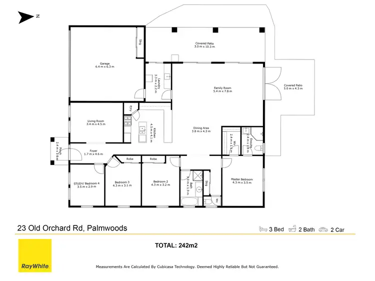 Floorplan of Homely house listing, 23 Old Orchard Drive, Palmwoods QLD 4555