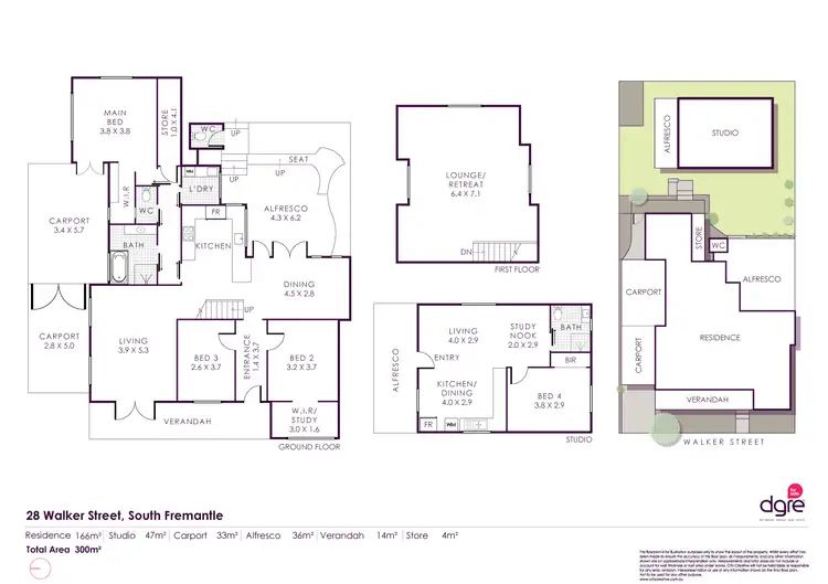 Floorplan of Homely house listing, 28 Walker Street, South Fremantle WA 6162