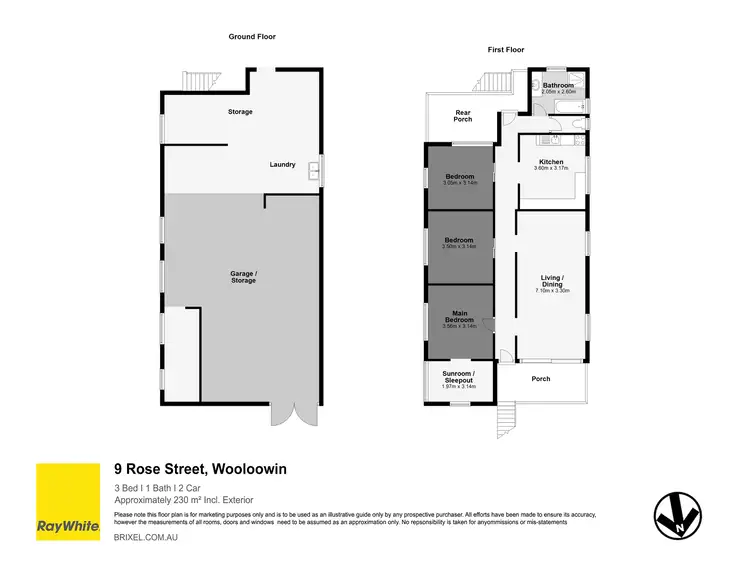 Floorplan of Homely house listing, 9 Rose Street, Wooloowin QLD 4030