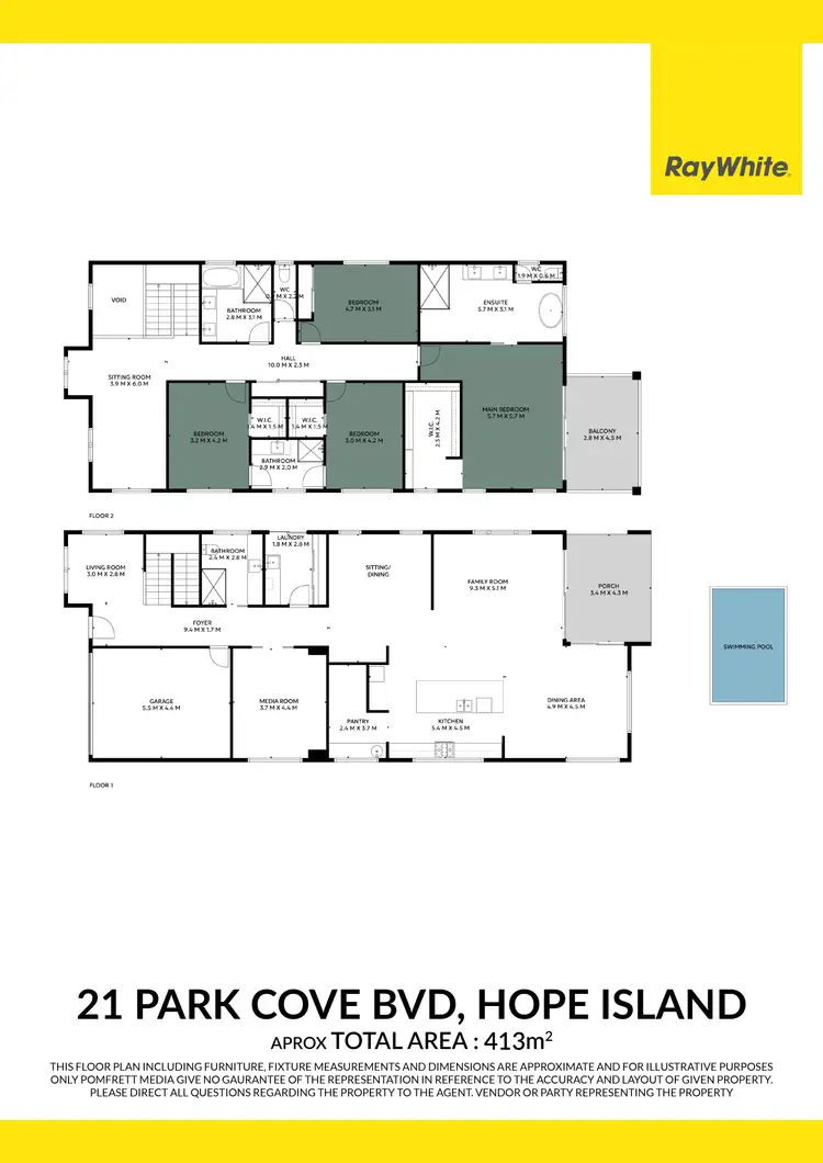 Floorplan of Homely house listing, 21 Park Cove Boulevard, Hope Island QLD 4212