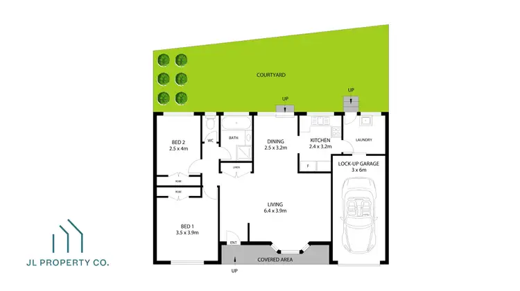 Floorplan of Homely villa listing, 2/12-14 MacArthur Parade, Woy Woy NSW 2256