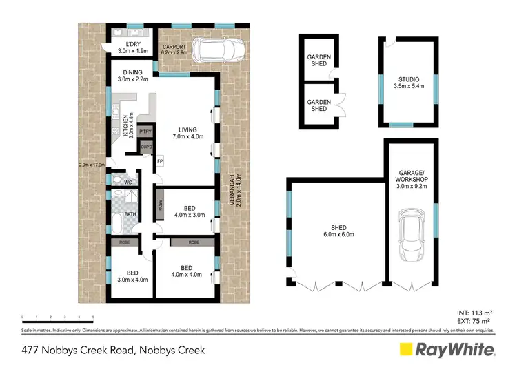 Floorplan of Homely rural property listing, 477 Nobbys Creek Road, Nobbys Creek NSW 2484