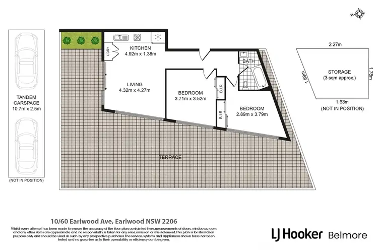 Floorplan of Homely apartment listing, 10/60 Earlwood Avenue, Earlwood NSW 2206