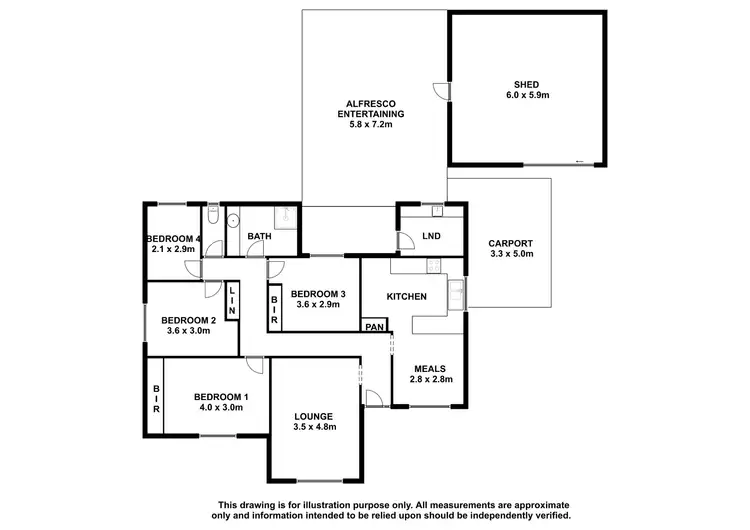 Floorplan of Homely house listing, 9 East Terrace, Kingston Se SA 5275