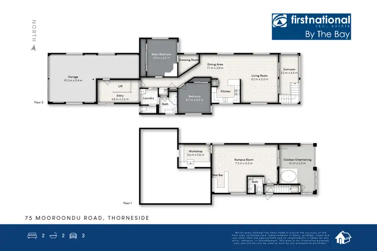 Floorplan of Homely house listing, 75 Mooroondu Road, Thorneside QLD 4158