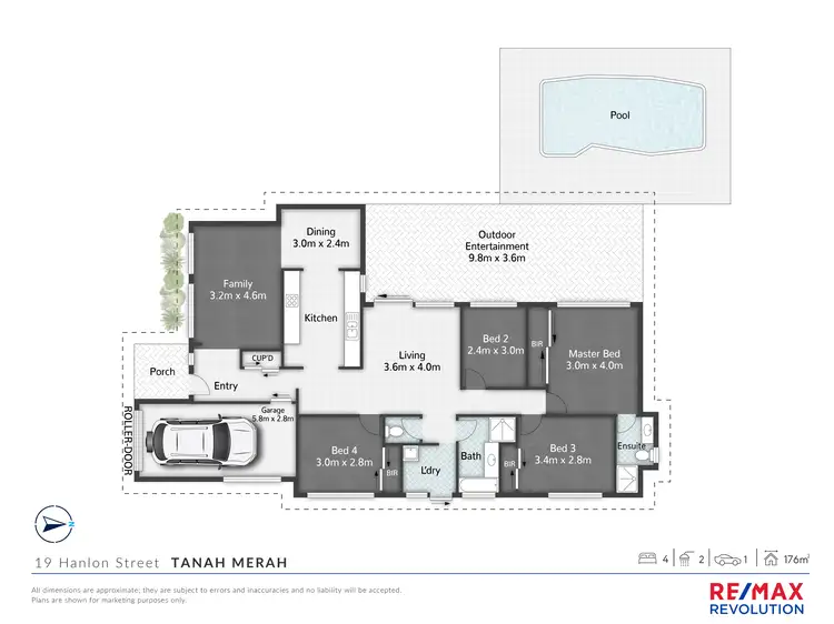 Floorplan of Homely house listing, 19 Hanlon St, Tanah Merah QLD 4128