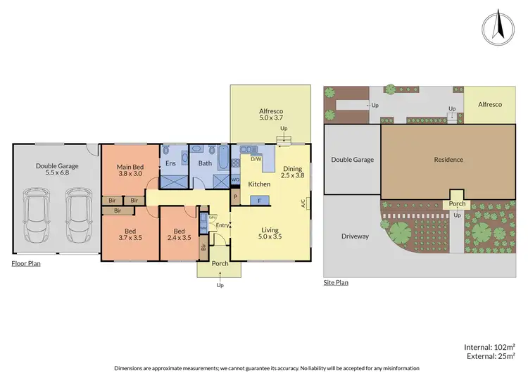 Floorplan of Homely unit listing, 1/23 Ferguson Court, Ferntree Gully VIC 3156