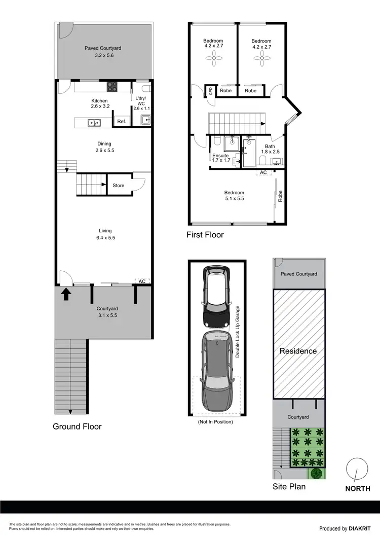 Floorplan of Homely townhouse listing, 17/2 Charles Street, Carlingford NSW 2118