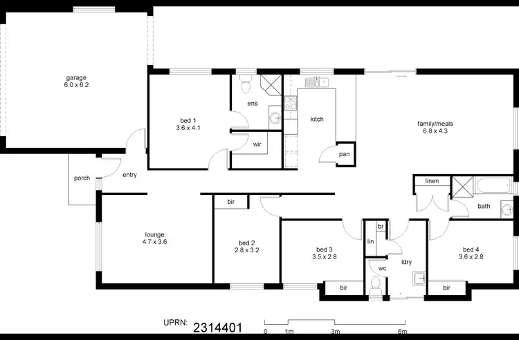 Floorplan of Homely house listing, Address available on request