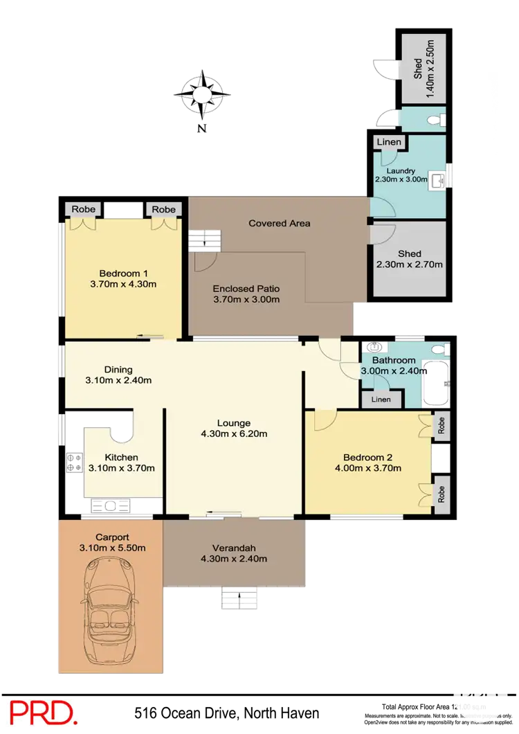 Floorplan of Homely house listing, 516 Ocean Drive, North Haven NSW 2443