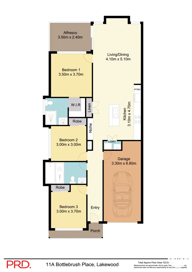 Floorplan of Homely villa listing, 11A Bottlebrush Place, Lakewood NSW 2443