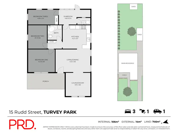 Floorplan of Homely house listing, 15 Rudd Street, Turvey Park NSW 2650