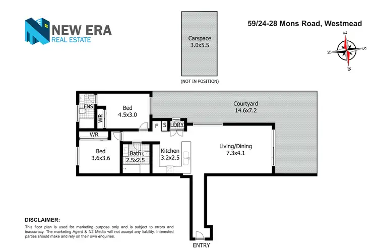 Floorplan of Homely apartment listing, 59/24 Mons rd, Westmead NSW 2145
