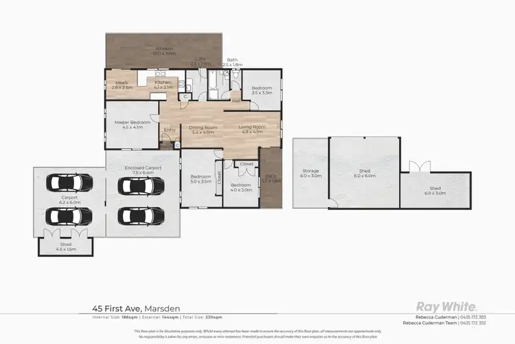 Floorplan of Homely house listing, 45 First Avenue, Marsden QLD 4132