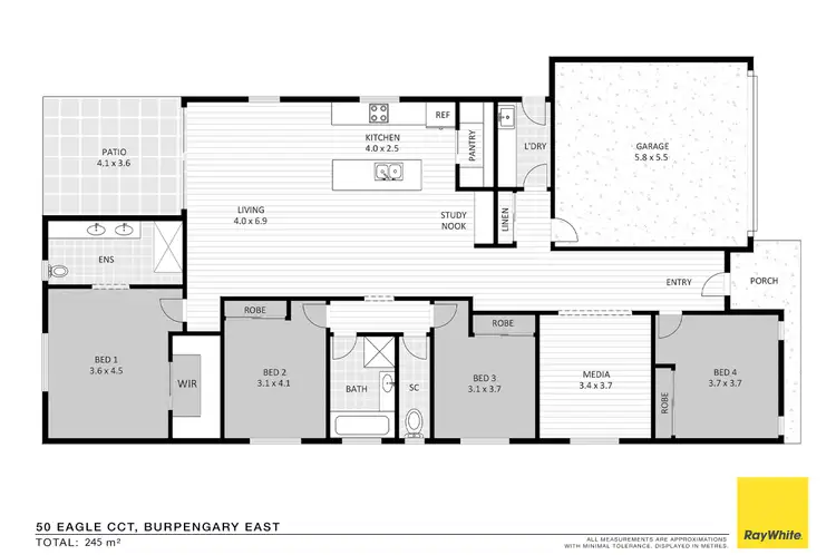 Floorplan of Homely house listing, 50 Eagle Circuit, Burpengary East QLD 4505