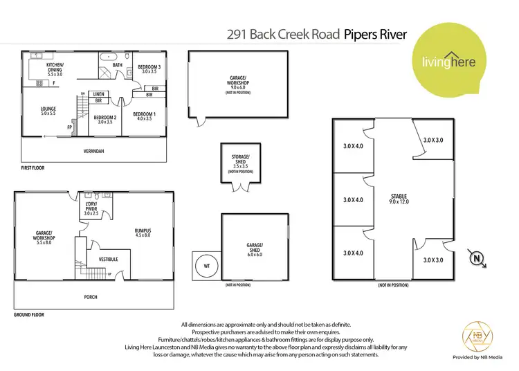 Floorplan of Homely house listing, 291 Back Creek Road, Pipers River TAS 7252