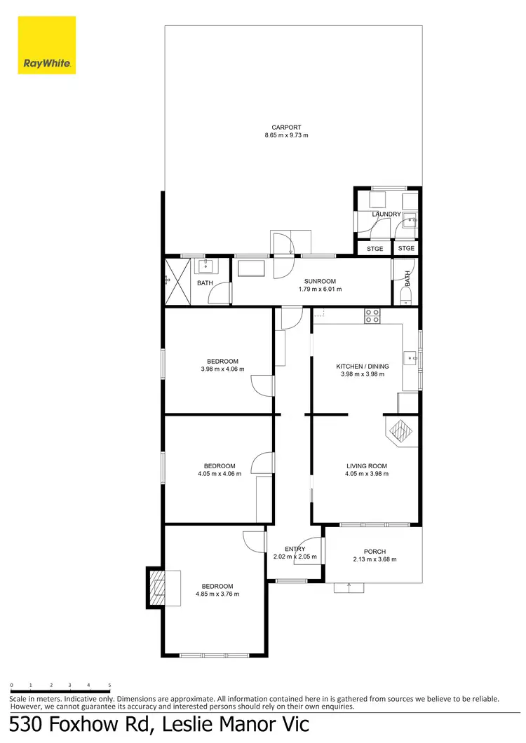 Floorplan of Homely rural property listing, 530 Foxhow Road, Leslie Manor VIC 3260