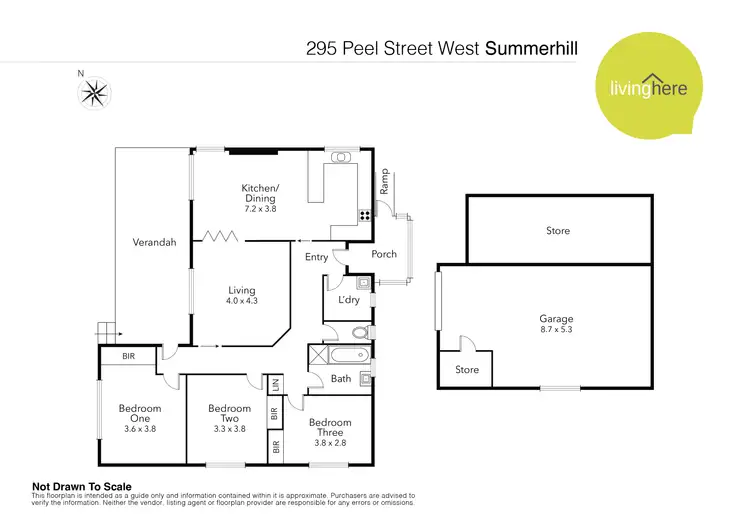 Floorplan of Homely house listing, 295 Peel Street West, Summerhill TAS 7250