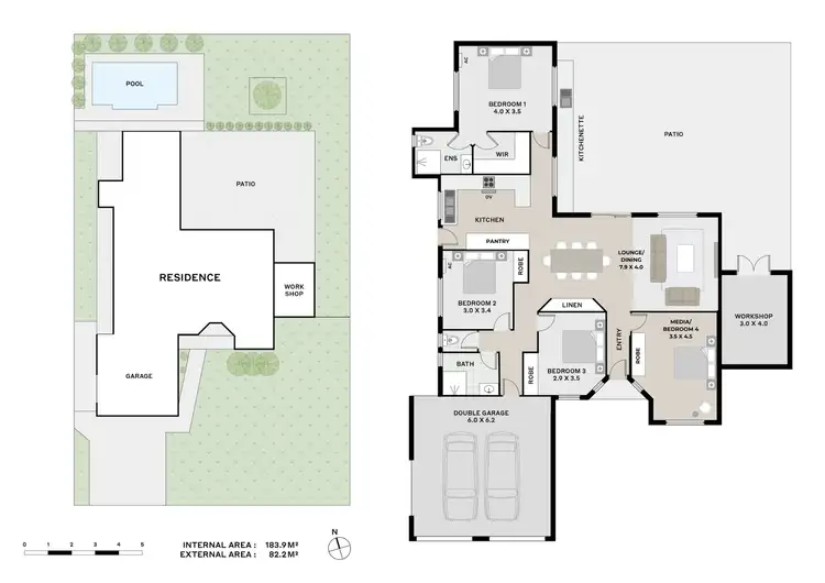 Floorplan of Homely house listing, 57 Riviera Circuit, Kirwan QLD 4817