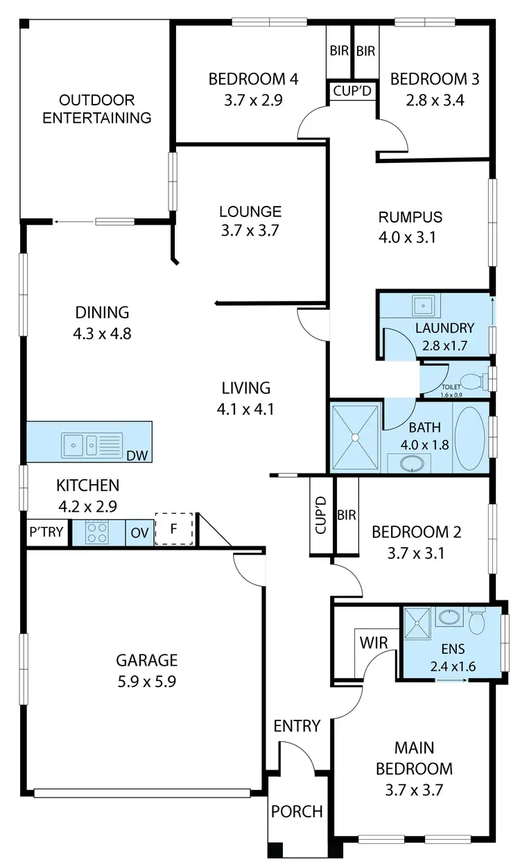 Floorplan of Homely house listing, 2 Nolan Esplanade, Dubbo NSW 2830