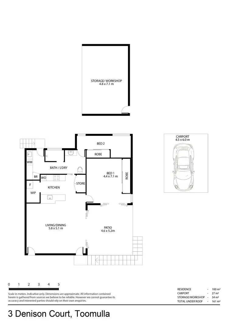 Floorplan of Homely house listing, 3 Denison Court, Toomulla QLD 4816