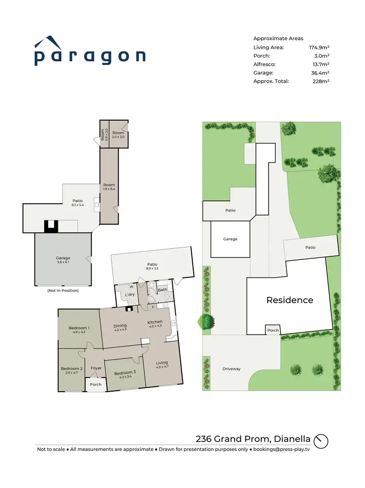 Floorplan of Homely house listing, 236 Grand Promenade, Dianella WA 6059