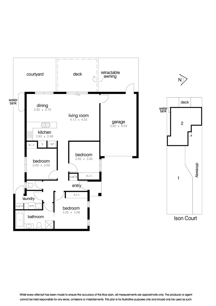 Floorplan of Homely house listing, 2/9 Ison Court, Altona Meadows VIC 3028