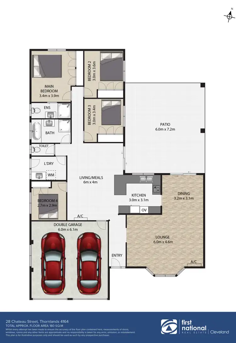 Floorplan of Homely house listing, 28 Chateau Street, Thornlands QLD 4164