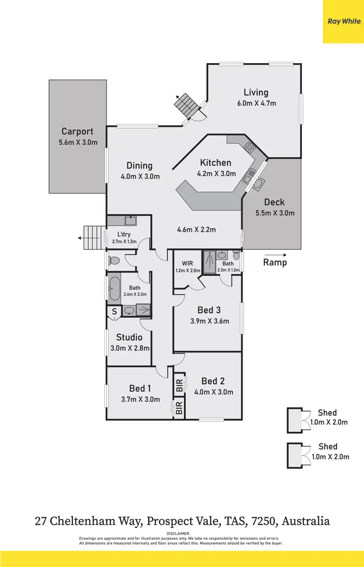 Floorplan of Homely house listing, 27 Cheltenham Way, Prospect Vale TAS 7250