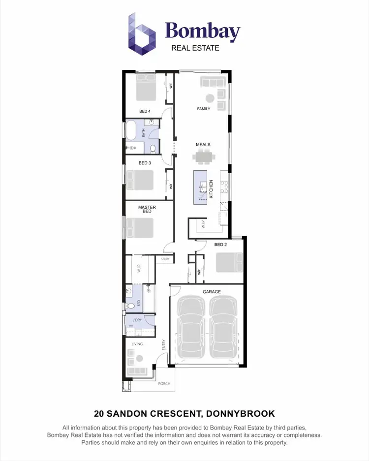 Floorplan of Homely house listing, 20 Sandon Crescent, Donnybrook VIC 3064