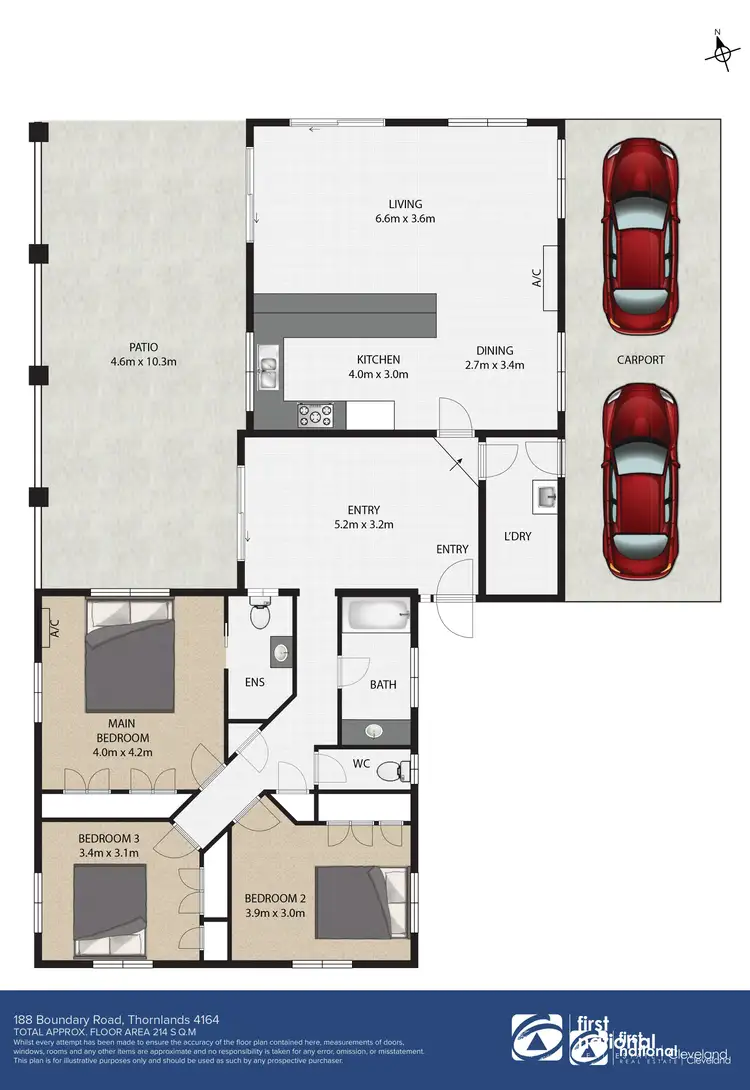 Floorplan of Homely house listing, 188 Boundary Road, Thornlands QLD 4164