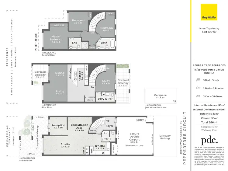 Floorplan of Homely townhouse listing, 15/23 Peppertree Circuit, Robina QLD 4226
