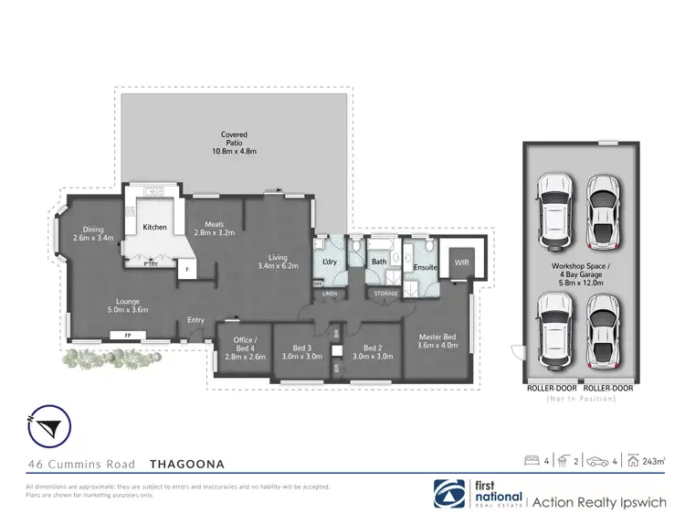 Floorplan of Homely house listing, 46 - 56 Cummins Road, Thagoona QLD 4306