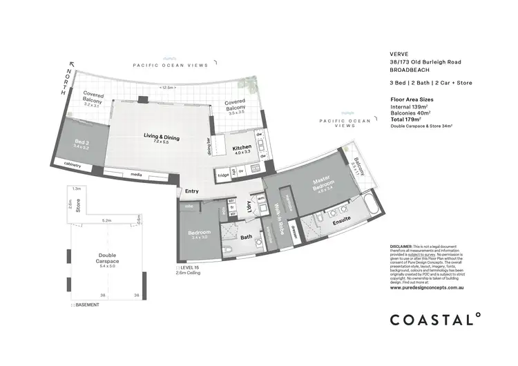 Floorplan of Homely apartment listing, 38/173 Old Burleigh Road, Broadbeach QLD 4218