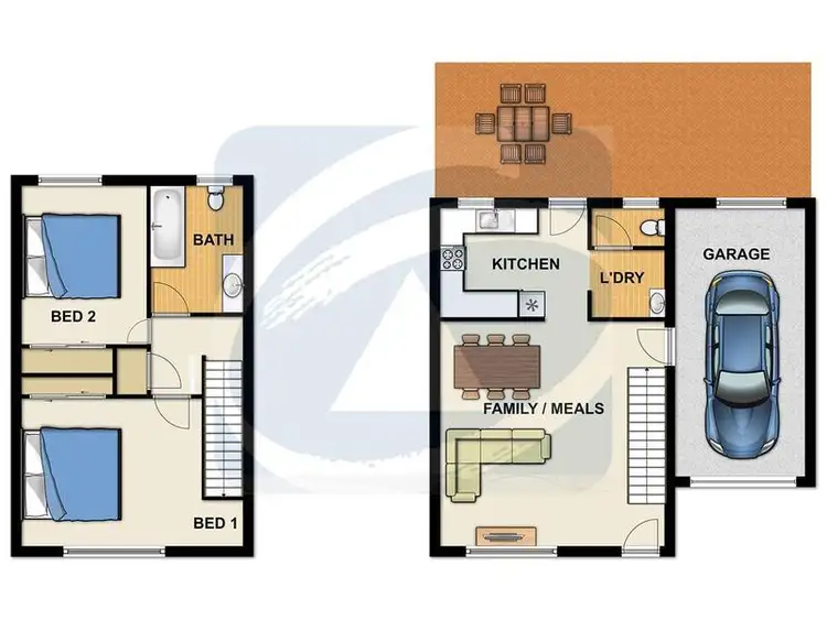 Floorplan of Homely house listing, 13/35 Dennis Road, Springwood QLD 4127