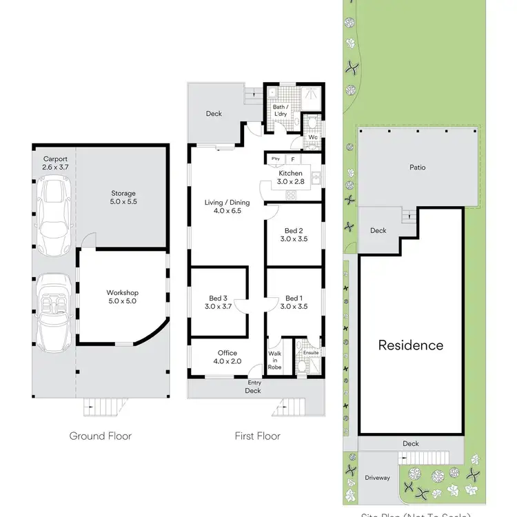 Floorplan of Homely house listing, 10 Nicklin Street, Coorparoo QLD 4151