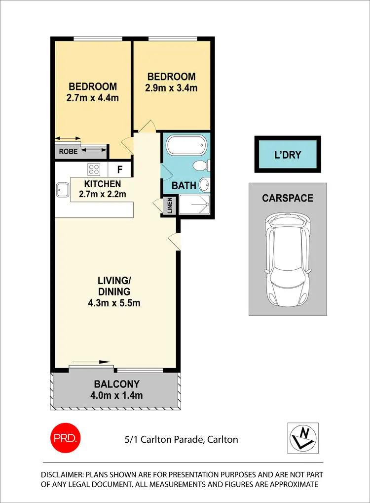 Floorplan of Homely unit listing, 5/1 Carlton Parade, Carlton NSW 2218