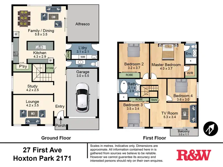 Floorplan of Homely house listing, 27 First Avenue, Hoxton Park NSW 2171